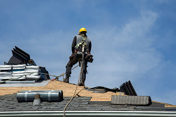 Professional Roof Installation technician working in Spring Green, WI